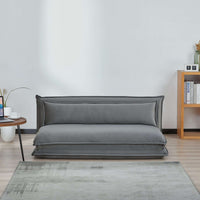 Happy Folding Sofa Bed Double Grey