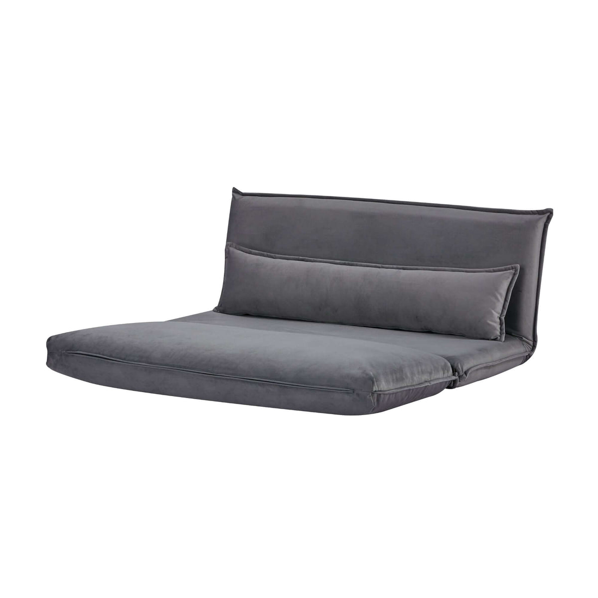 Happy Folding Sofa Bed Double Grey