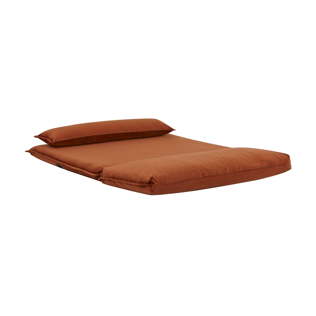 Happy Folding Sofa Bed Double Orange