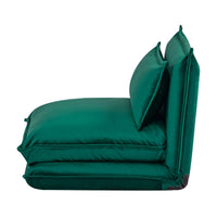 Happy Folding Sofa Bed Single Green