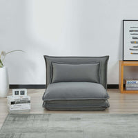 Happy Folding Sofa Bed Single Grey