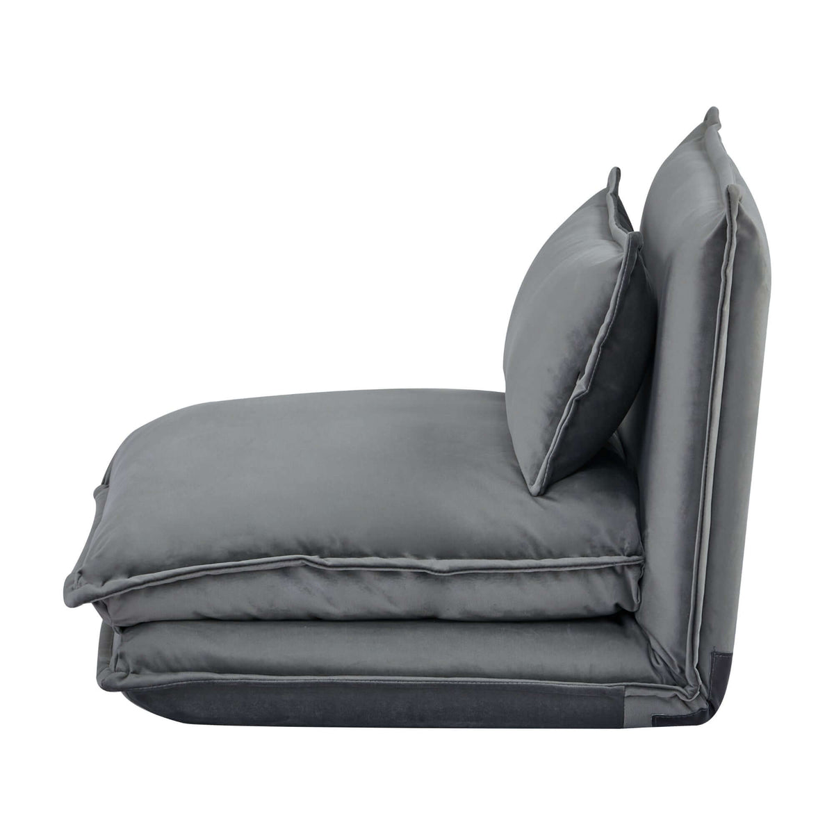 Happy Folding Sofa Bed Single Grey