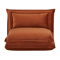 Happy Folding Sofa Bed Single Orange