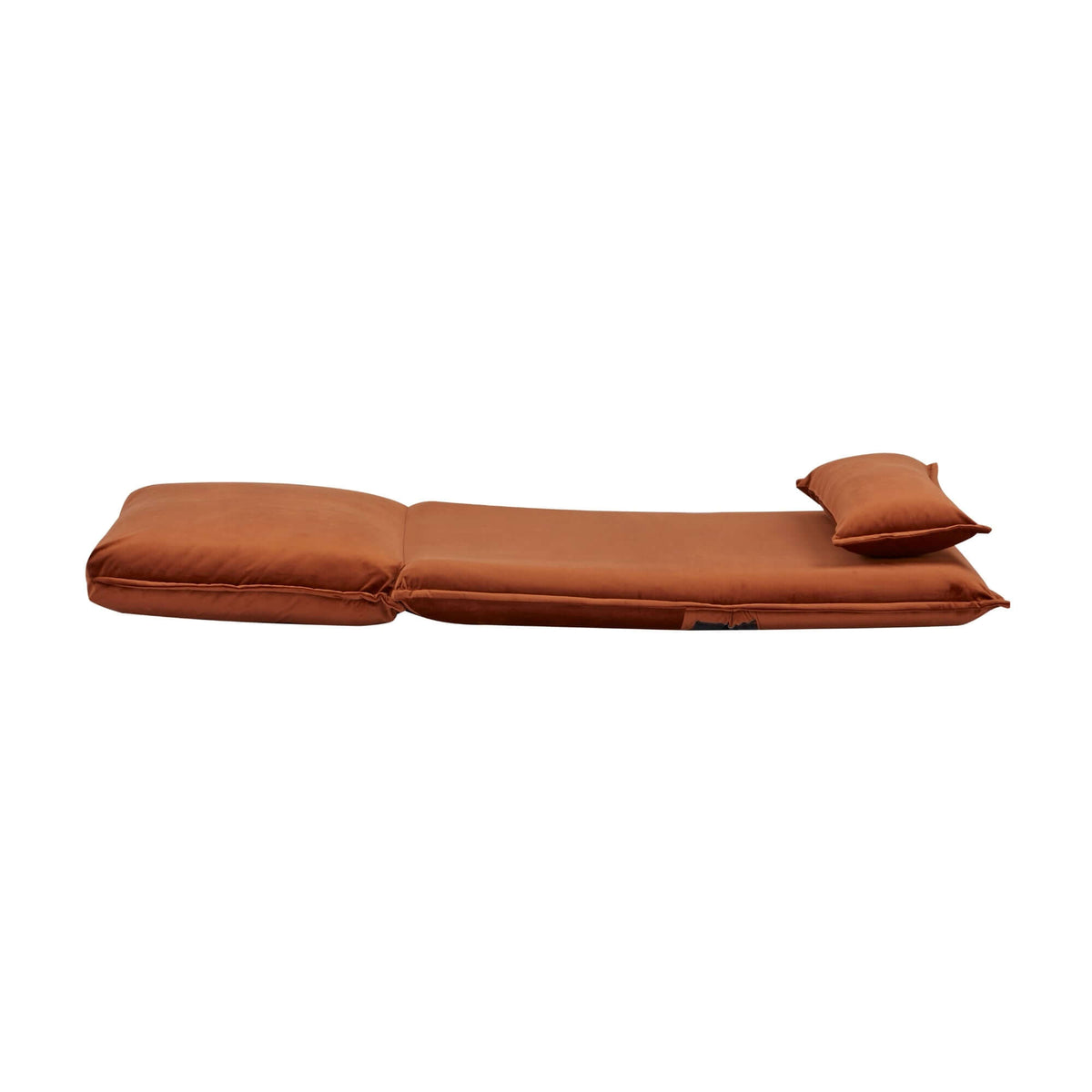 Happy Folding Sofa Bed Single Orange