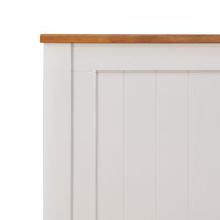 Harbourview Double Bed Frame Brown White