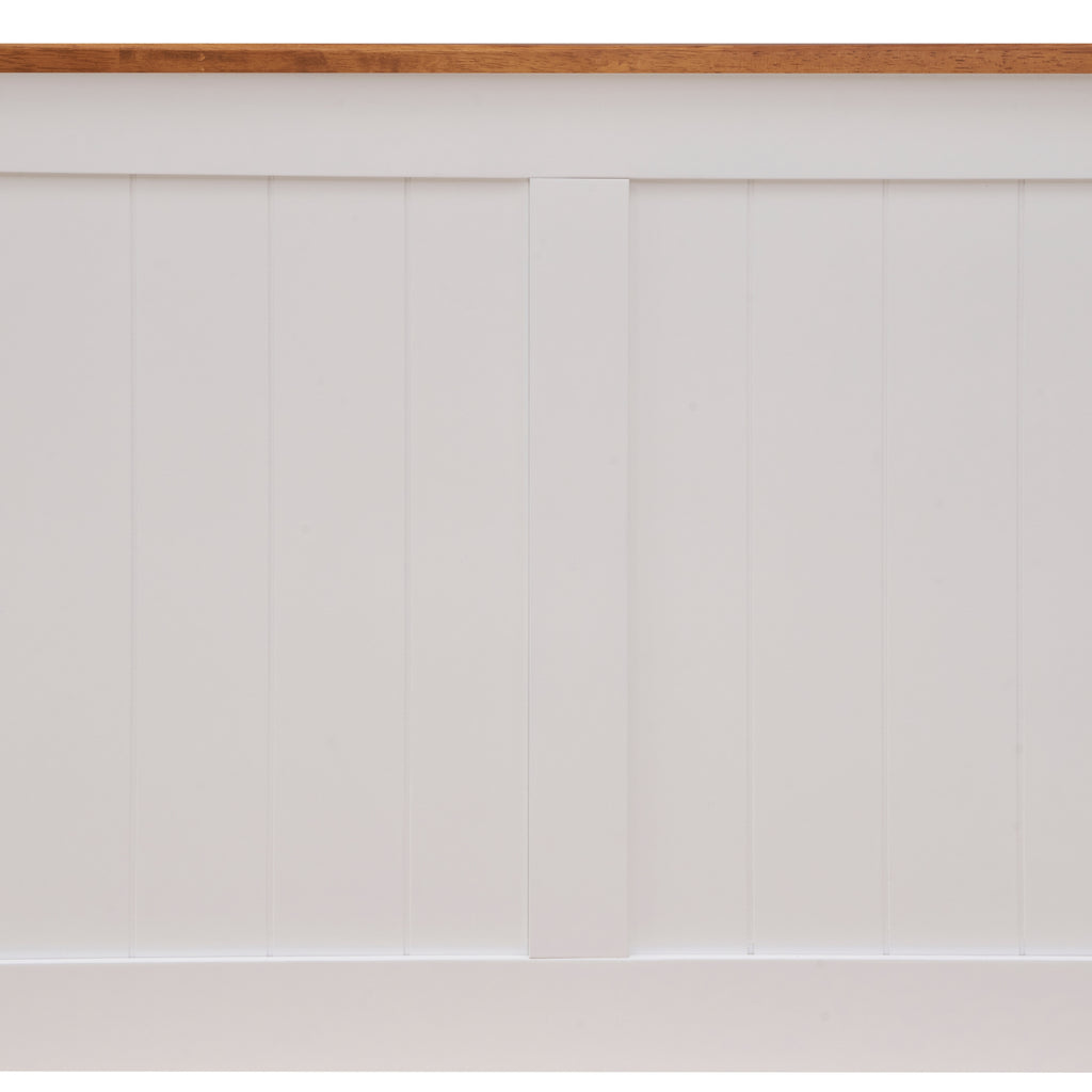 Harbourview Queen Bed Frame Brown White