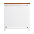 Harbourview Tallboy Table Brown White