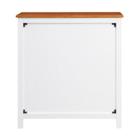 Harbourview Tallboy Table Brown White