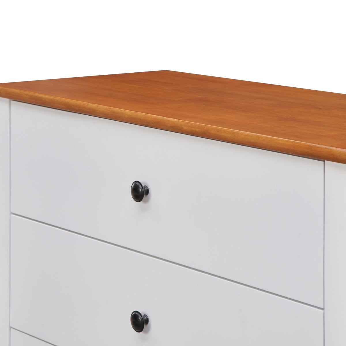 Harbourview Tallboy Table Brown White
