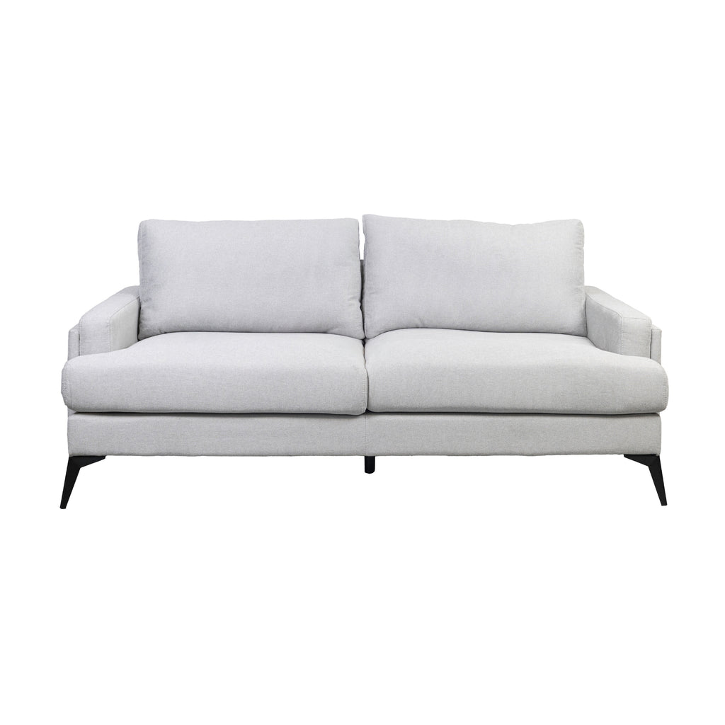 Harry 2 Seater Fabric Sofa Light Grey