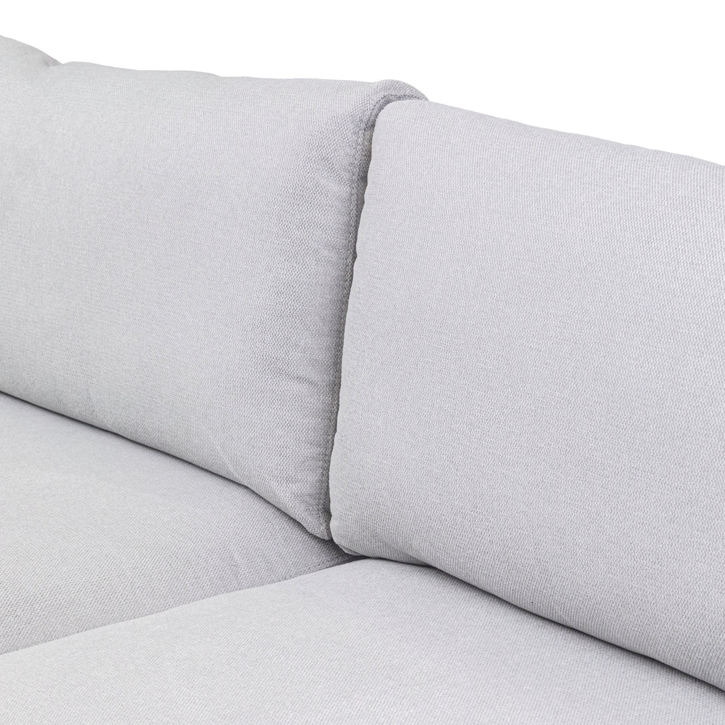 Harry 2 Seater Fabric Sofa Light Grey