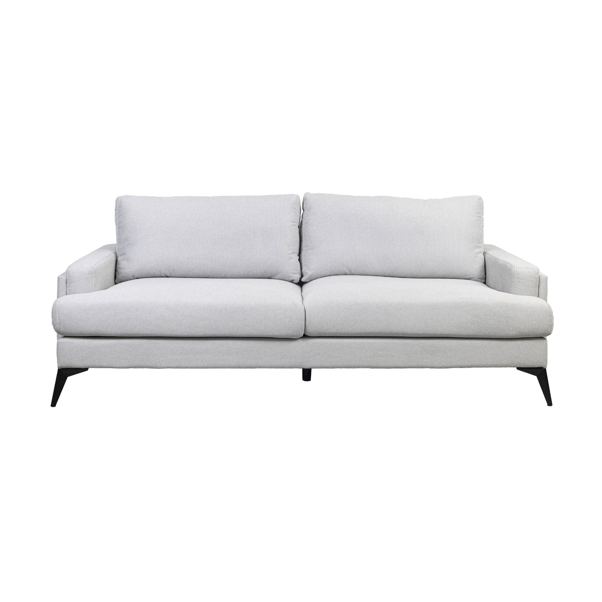Harry 3 Seater Fabric Sofa Light Grey