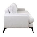 Harry 3 Seater Fabric Sofa Light Grey