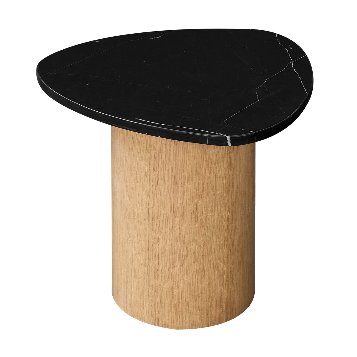 Harvey 46.5cm Marble Side Table Black