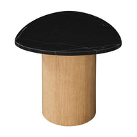 Harvey 46.5cm Marble Side Table Black