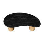 Harvey 77cm Marble Coffee Table Medium Black