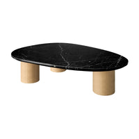 Harvey 99cm Marble Coffee Table Large Black