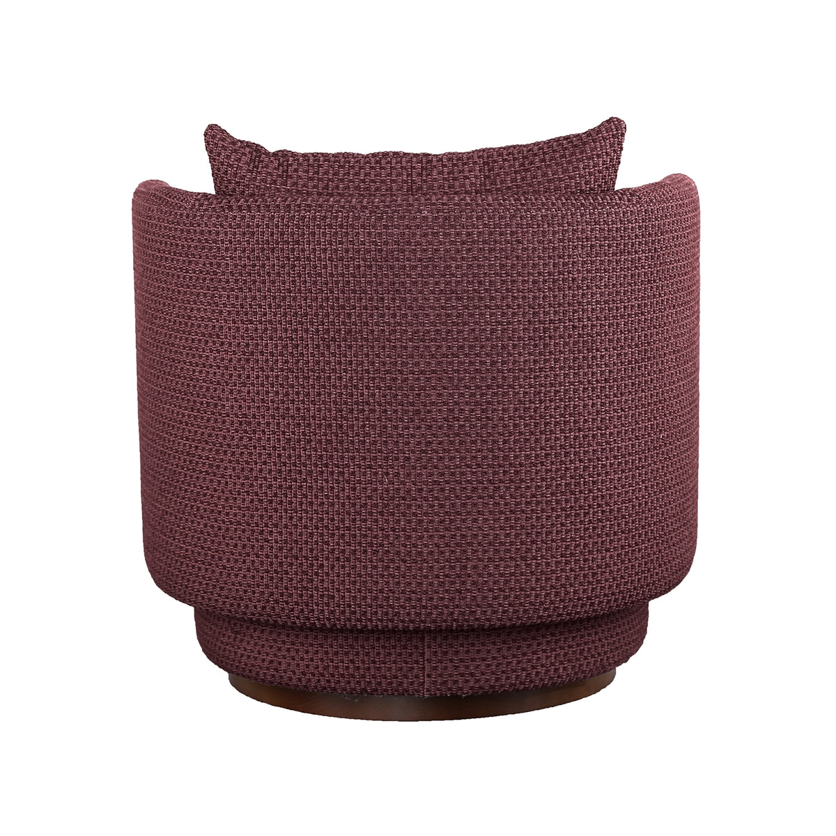 Havana Occasional Arm Chenille Chair Marsala