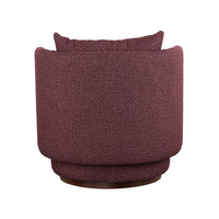 Havana Occasional Arm Chenille Chair Marsala