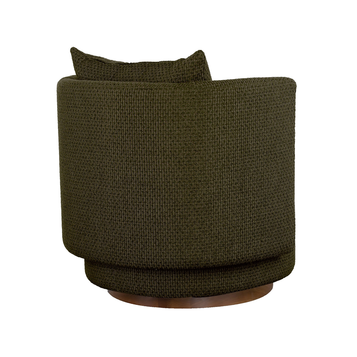 Havana Occasional Arm Chenille Chair Olive