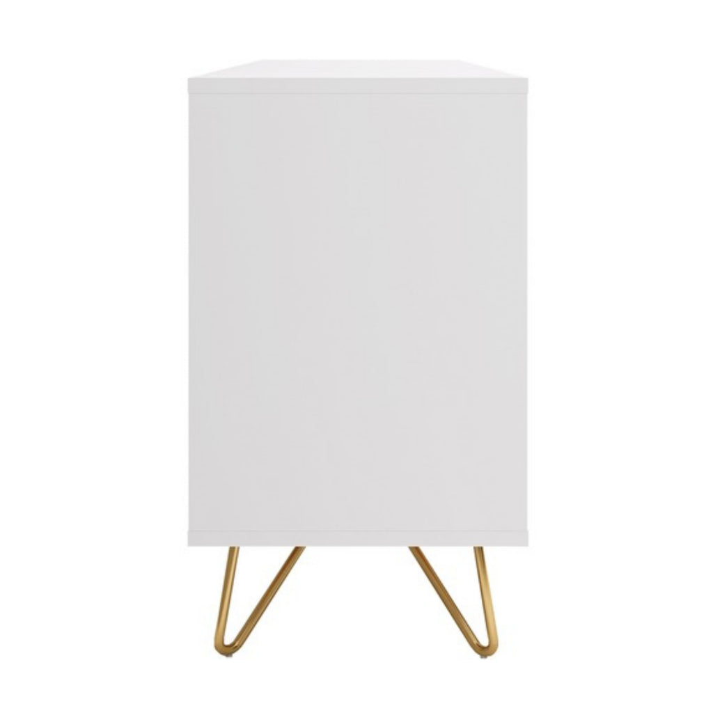 Hawea 150cm Sideboard Buffet Table White, side view