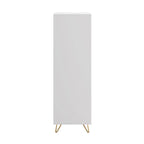 Hawea 60cm 1 Door Wardrobe White, rear view