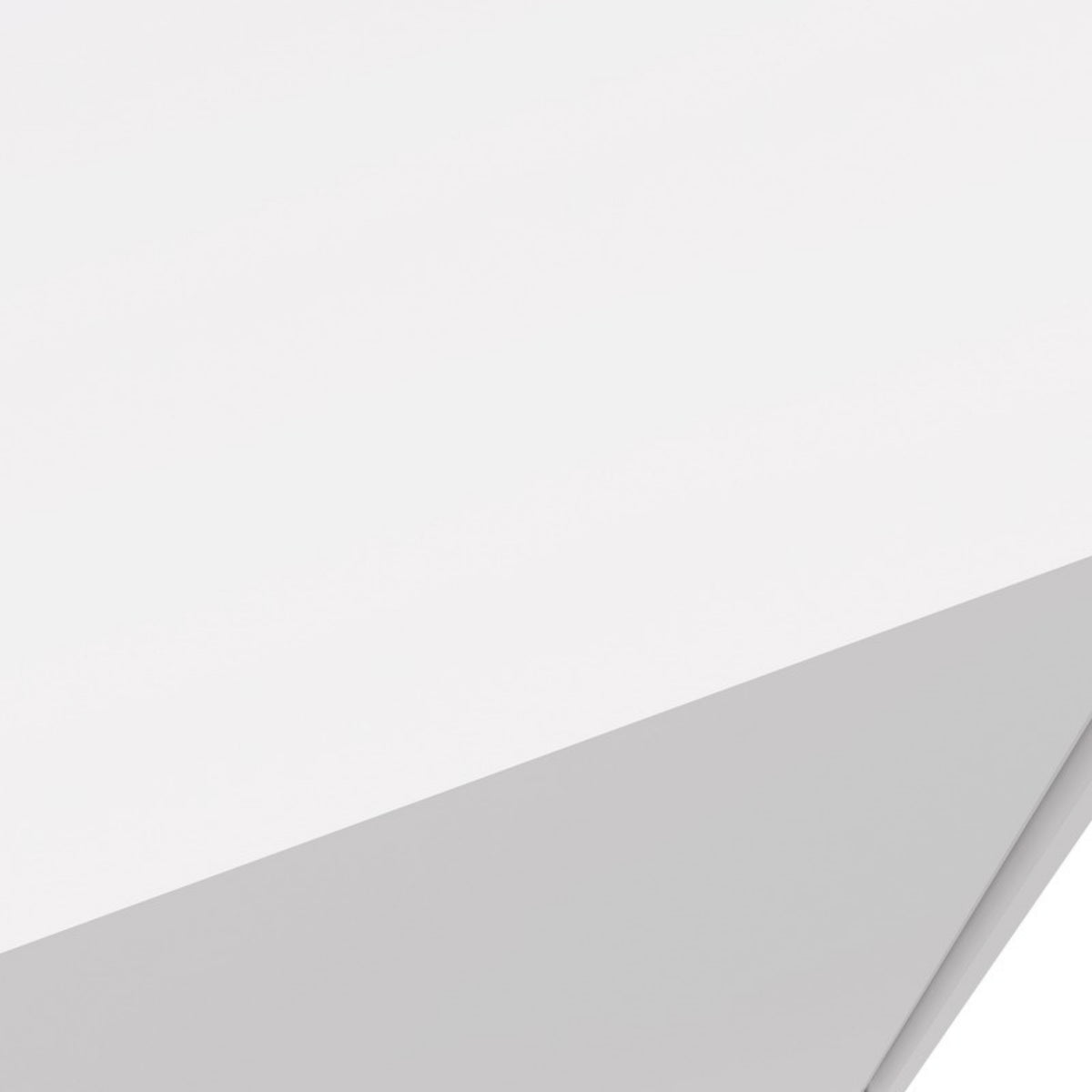 Hawea 60cm 1 Door Wardrobe White, close-up of the top edge