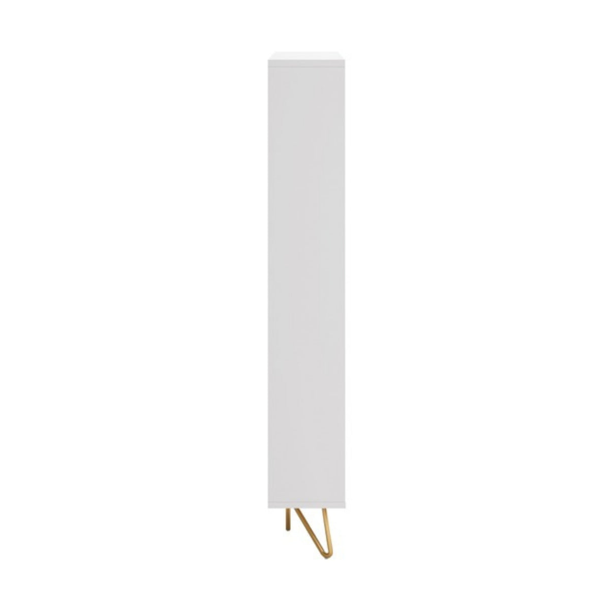 Hawea 90cm Shoe Cabinet White, side view