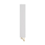 Hawea 90cm Shoe Cabinet White, side view
