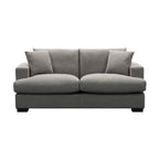 Hecate 2 Seater Fabric Sofa Lounge Light Grey