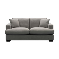 Hecate 2 Seater Fabric Sofa Lounge Light Grey