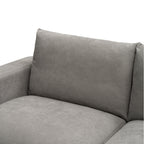 Hecate 2 Seater Fabric Sofa Lounge Light Grey