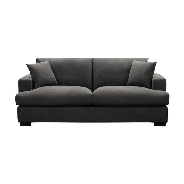 Hecate 2.5 Seater Fabric Sofa Lounge Dark Grey