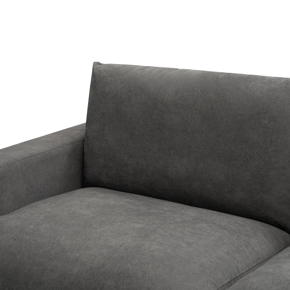 Hecate 2.5 Seater Fabric Sofa Lounge Dark Grey