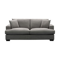 Hecate 2.5 Seater Fabric Sofa Lounge Light Grey