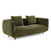 Henderson 3 Seater Chenille Sofa Green