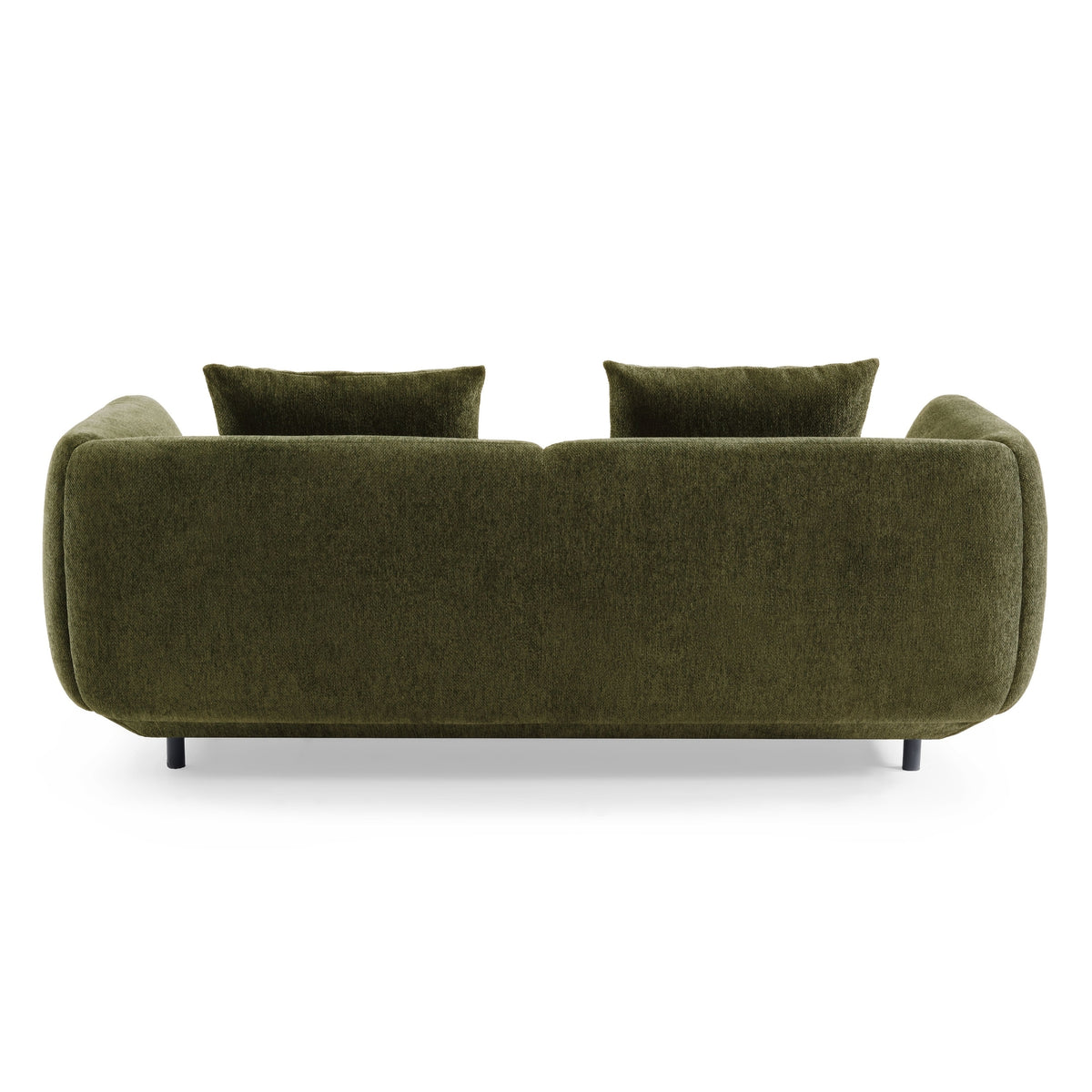 Henderson 3 Seater Chenille Sofa Green