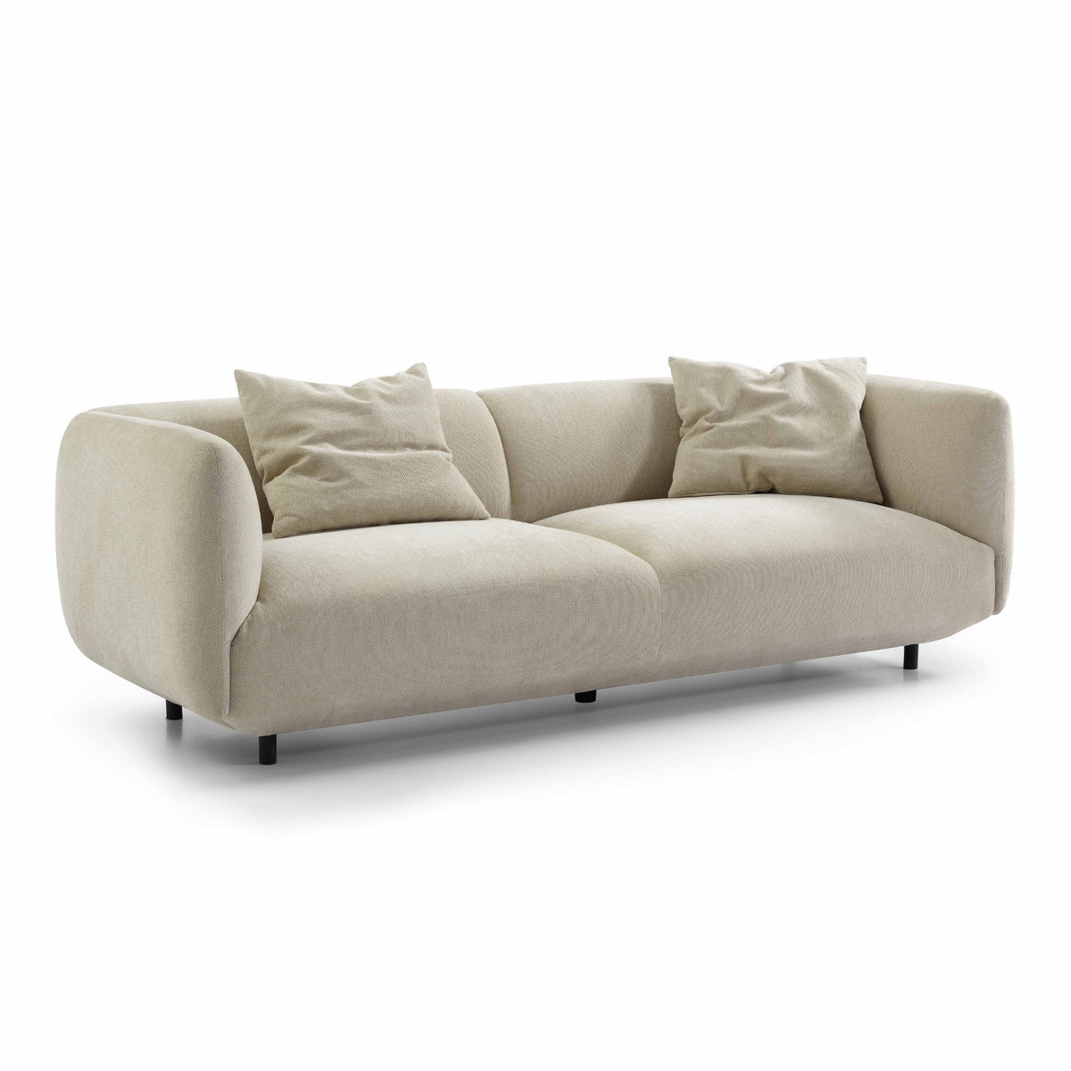 Henderson 3 Seater Chenille Sofa Natural
