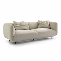 Henderson 3 Seater Chenille Sofa Natural
