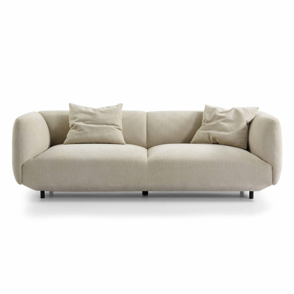 Henderson 3 Seater Chenille Sofa Natural