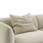 Henderson 3 Seater Chenille Sofa Natural