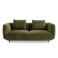 Henderson 4 Seater Chenille Sofa Green