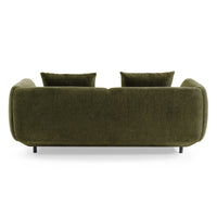Henderson 4 Seater Chenille Sofa Green