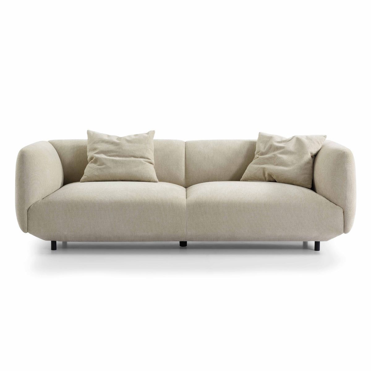 Henderson 4 Seater Chenille Sofa Natural