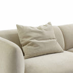 Henderson 4 Seater Chenille Sofa Natural