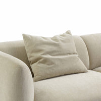 Henderson 4 Seater Chenille Sofa Natural