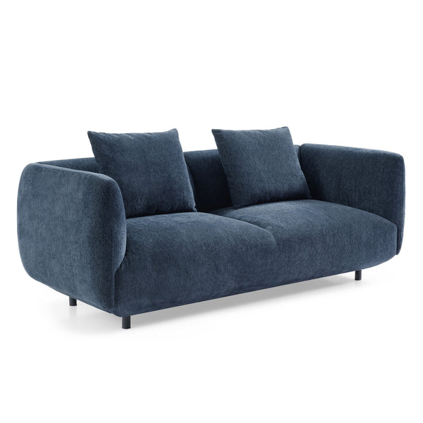 Henderson 4 Seater Chenille Sofa Navy