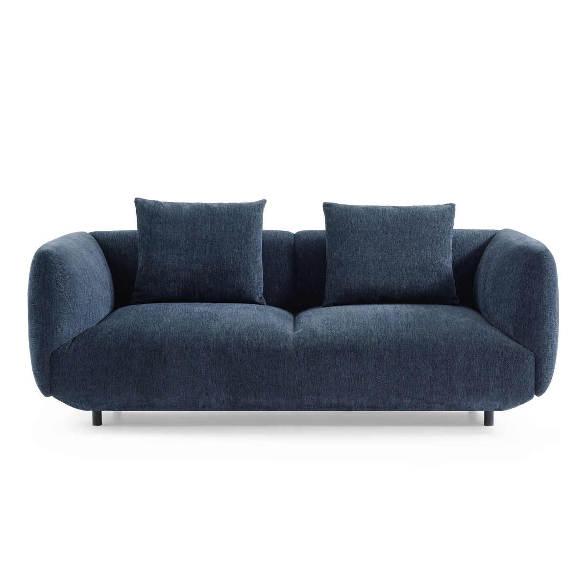 Henderson 4 Seater Chenille Sofa Navy
