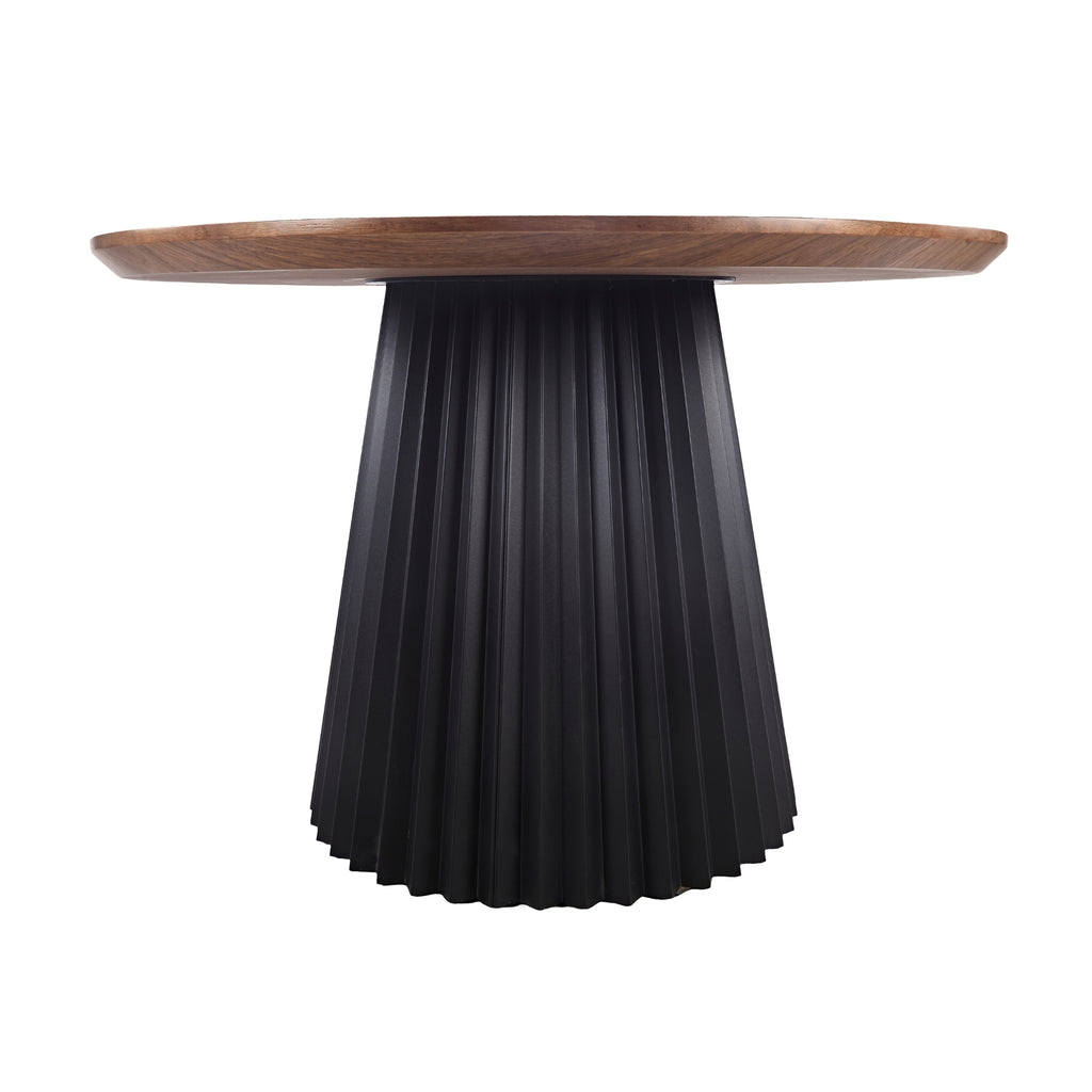 Henrik 130cm Round Dining Table Walnut