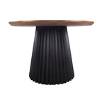 Henrik 130cm Round Dining Table Walnut